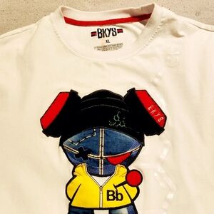 BKYS White Tee with Breaking Bad Graphic